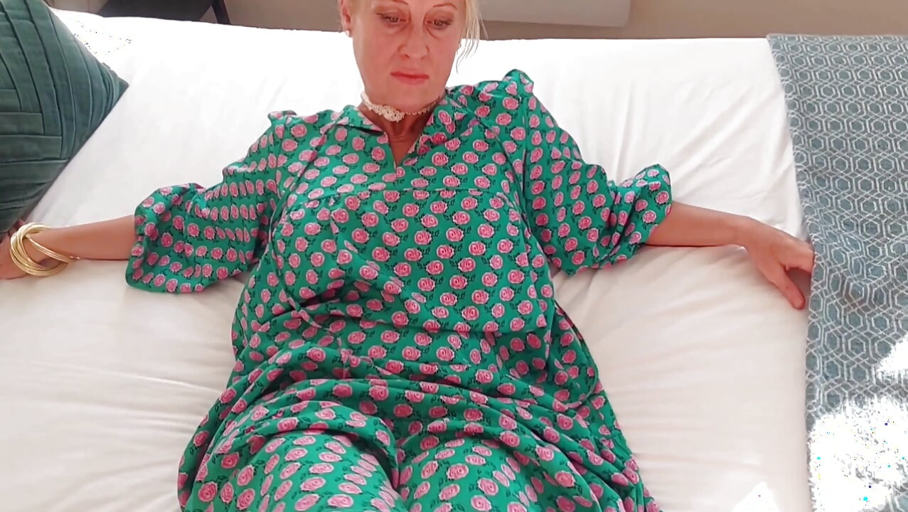 Beautiful Blonde Mature Wife Enjoys Sex