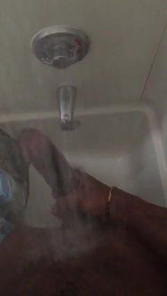 Dick in the shower