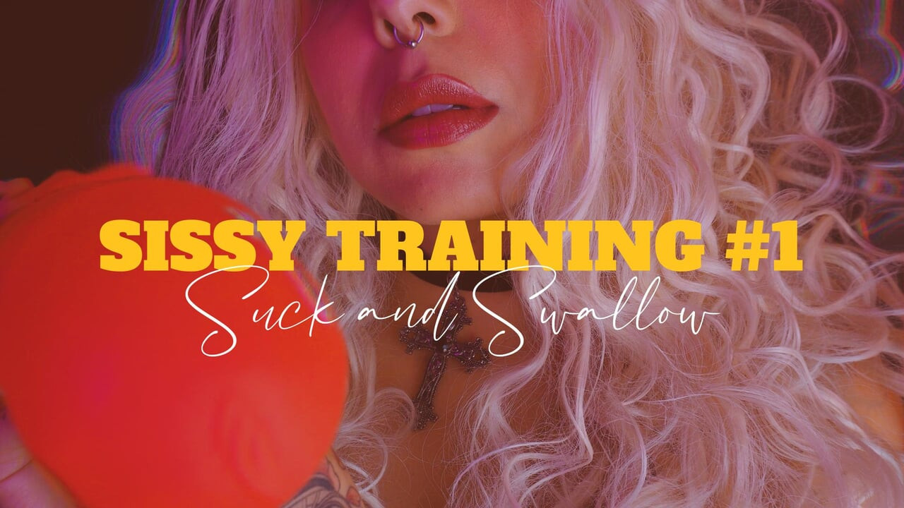 Sissy Training #1 - Suck and Swallow - Beta humiliation