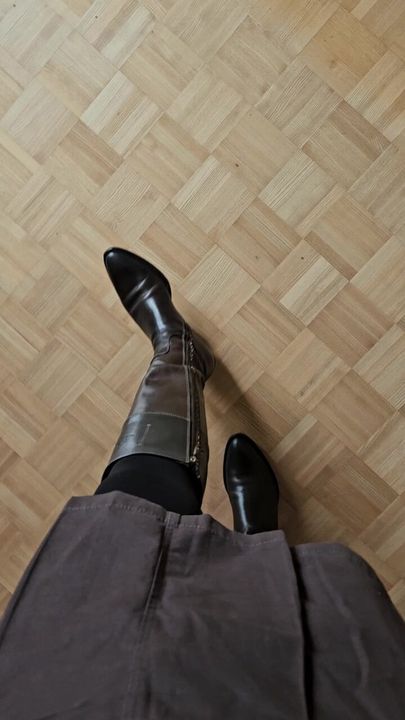 La Martina Boots Siefel on parquet