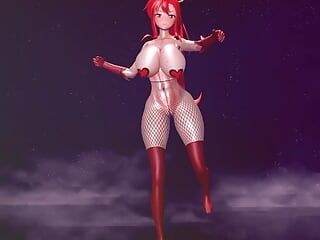 MMD R-18 Anime κορίτσια σέξι κλιπ χορού 212