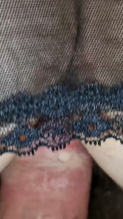 I play with my saggy tits and nipples and after a while I get on my husband's cock and make him cum in my pussy | Clip 1