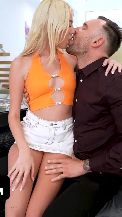Memorable moment from "Babysitter Has A Huge Crush On Her Boss, And She's Determined To Ruin His Life With Her Teen Pussy"