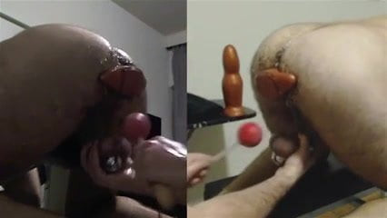 sir fistong and dildo
