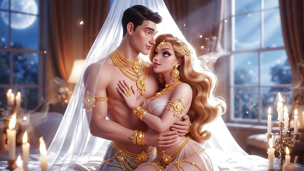 Desi Indian Couple Ki Pure Passion Night - Gold Jewelry Mein Sexy Girl Aur Muscular Boy Ki Hot Chemistry