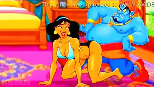 Девушка Genie Wis, черный анал