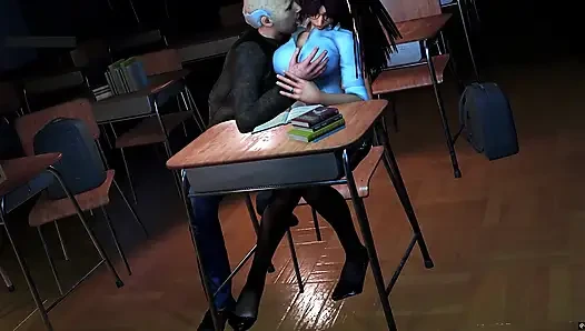 Реальность, переписывание по изгибам - 3D анимация, хентай