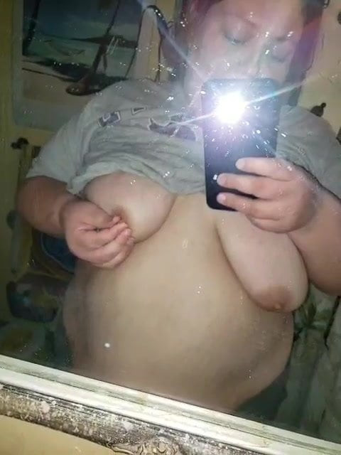 Bbw in lingerie