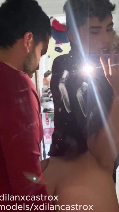 BEAUTIFUL TWINK GIVES HIS ASS TO BAREBACK STRAIGHT FRIEND WHO CAME TO VISIT CREAMPIE | Clip 2