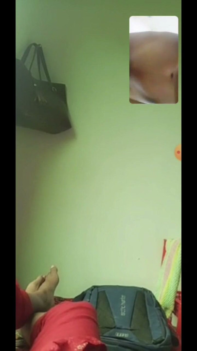 Wife video call handjob cum | Clip 1