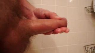 Abspritzen in der Dusche
