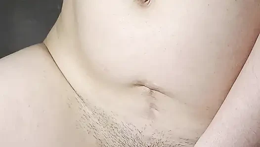 Кримпай в тугой киске после трения о член и траха