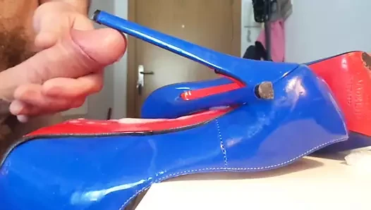 bonitos zapatos azules