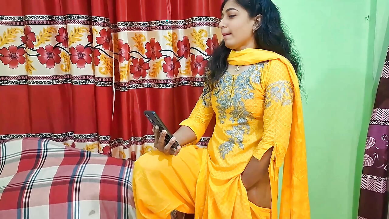 My Desi Stepsister Was Fingering Her Pussy, I helped her with my cock, Indian vairal Porn