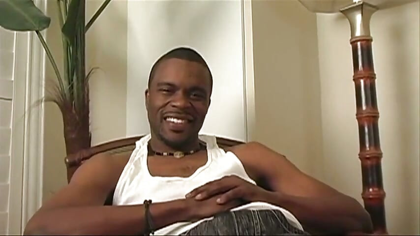 Hot ebony babe fucking her man at home