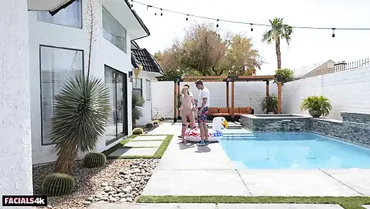 pool party + cumshots: the ultimate 4th of july