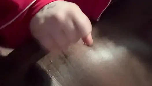 Curvy neighbour milks my BBC while my wife was out working