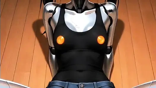 Hentai anime - Robotermädchen wie eine echte frau