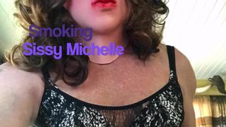 Sissy mask smoking.mp4