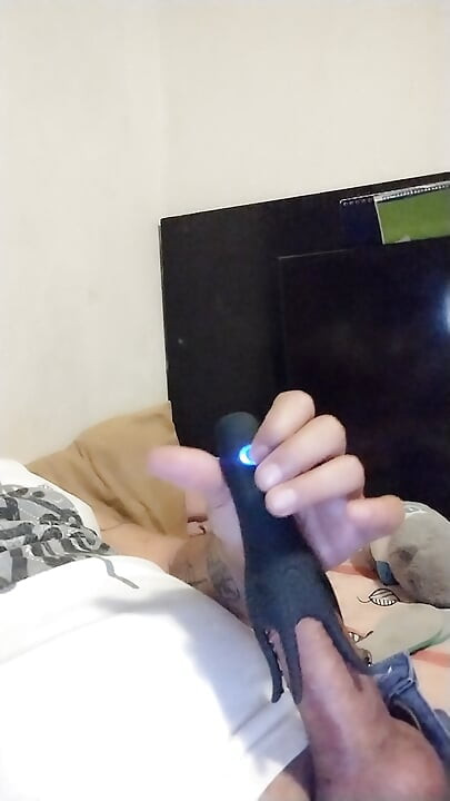 Using toy on my dick