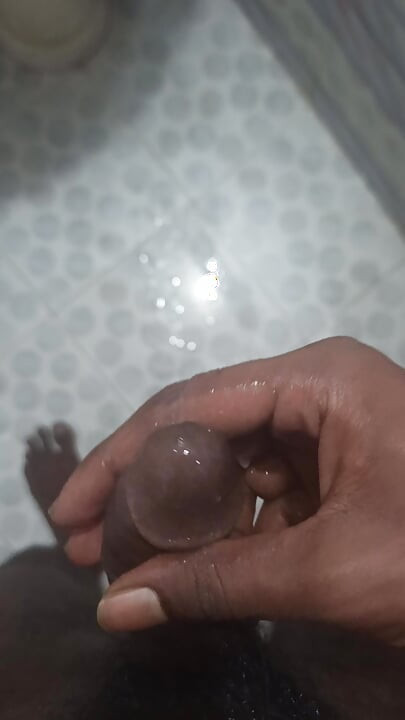 Bathroom Himself boy solo fingering