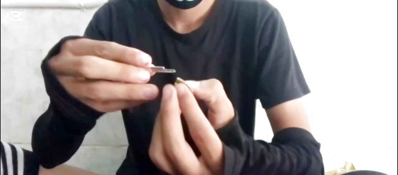Testing my new chastity cage
