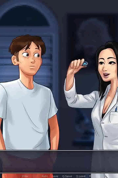 Summertime saga: Japanese professor fucks her student in her office for a good grade ep 195