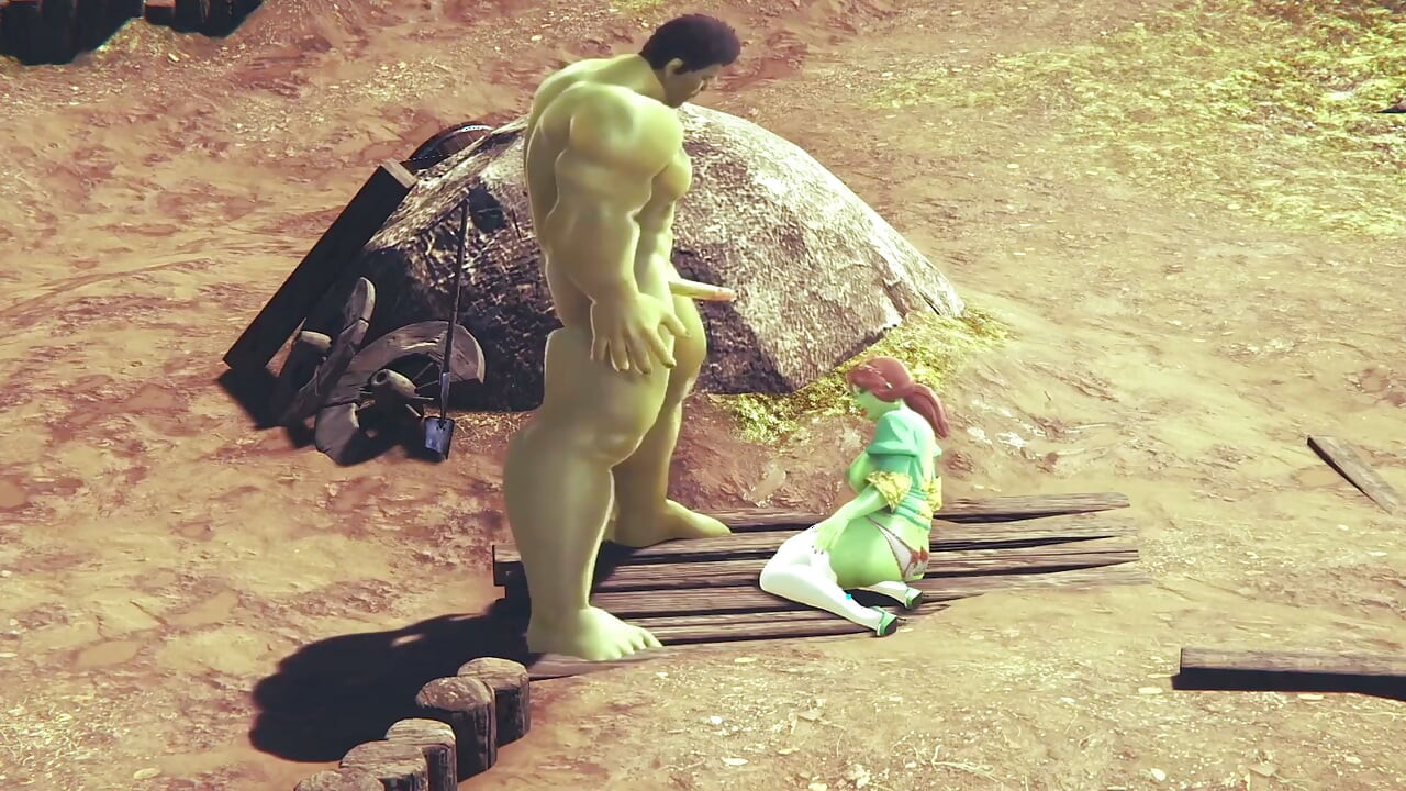 Princess Fiona gets fuck by the Hulk