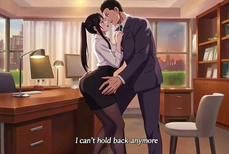 Big tits secretary gets bent over the desk by her boss for fucking private meeting