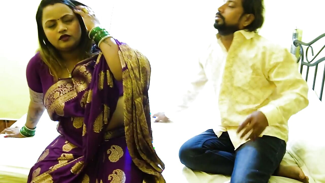Indian Desi Sexy Bhabi Meet Her Two Hot & Handsome Deborji, Hardcore Threesome