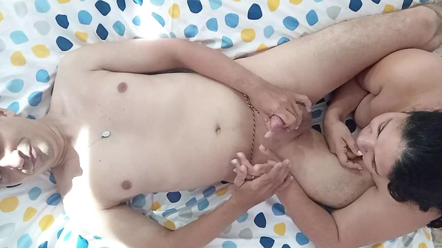 Chubby sister-in-law deepthroat fucking