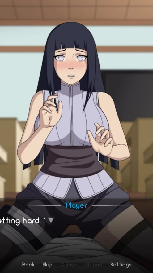 Naruto: Kunoichi Trainer - Hot 18yo Hinata Hyuga Teen Blowjob And Double Penetration Anal Sex. Her Tight Ass Gets Creampied | Clip 1