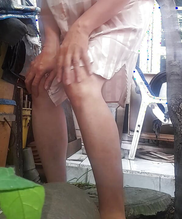 Satin Pajamas Dress Fetish Crossdresser Masturbation Cum Part 2