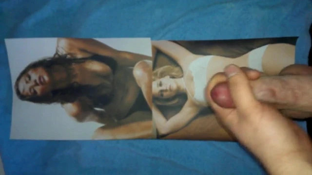 Jennifer Lawrence cum tribute double