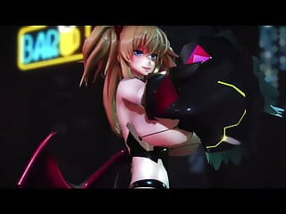 巨乳セクシーな悪魔のダンス(3D HENTAI)