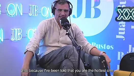 Natural Big Tits MILF Antonella Jones Fucks a BBC in a Hot Podcast