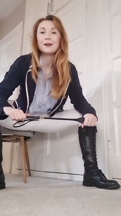 CFNM JOI Boot Fetish Cougar Humiliation and Punishment
