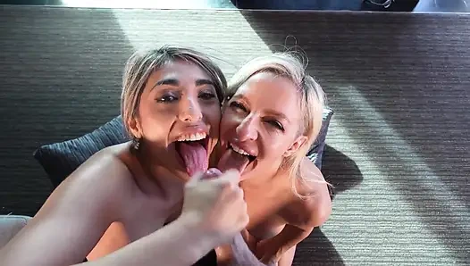 Lora schließt sich Luna colombiana an, um ihrem mann königliche behandlung zu geben