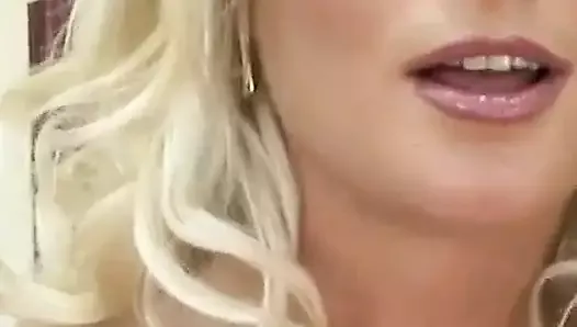 Kathy Anderson's first porn a platinum blonde slut craves