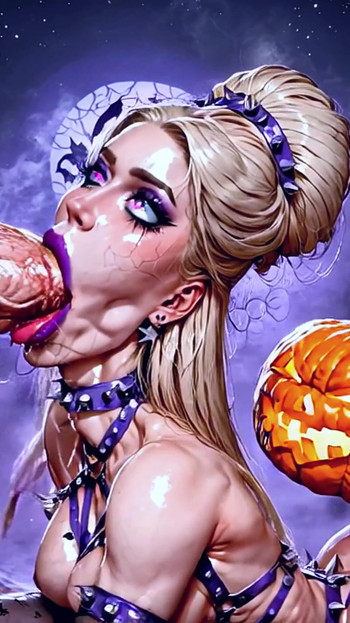SCHLÜSSELMOMENT AUS "AI KERKER-SCHLAMPEN-VIDEO-ZUSAMMENSTELLUNG 32 - PAM THE PUMPKIN SLUT"