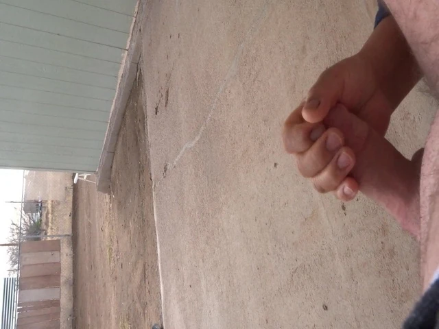 Filipina Nelia jerking me outside again