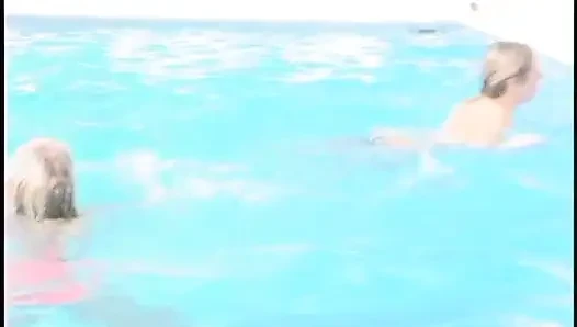 Hot MILFs in swimming pool