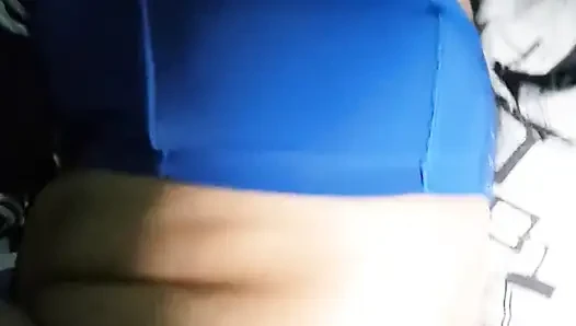 Gadis dengan bikini biru ini dientot habis-habisan