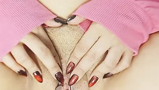 Hot stepmother masturbates for her stepson with a 22-centimeter black di...