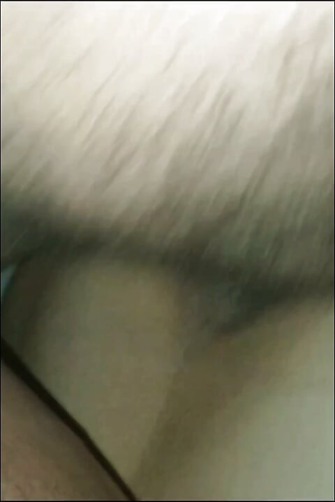 Up close hard pounding