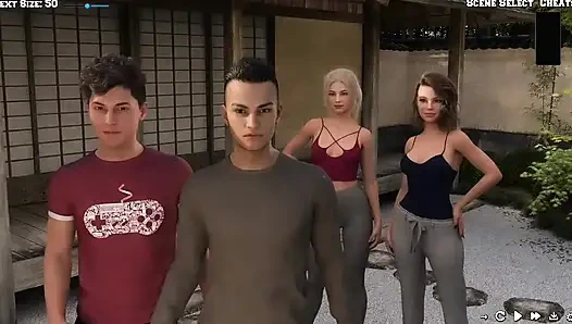 Lindsey ile eğlenceli bir gece geçiriyor