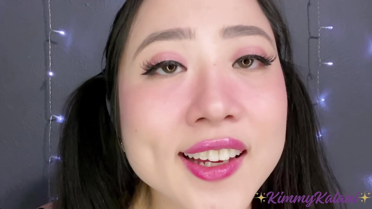 Up-Close Jerk Off Encouragement on her Pretty Asian Face -ASMR JOI