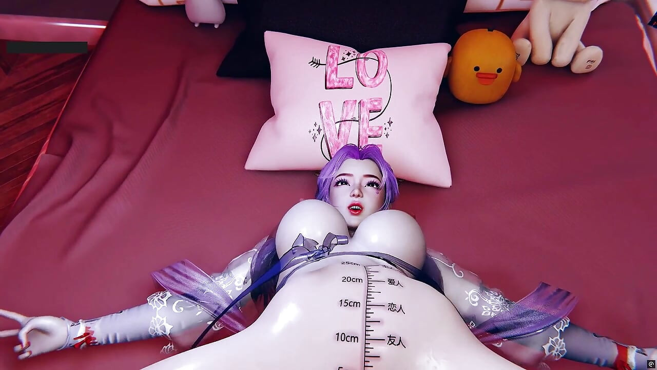 3D diosa Glow: tetonas supremas - animación 3D hentai