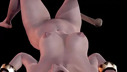 Chun Li'i parmaklıyor - inleyerek orgazm