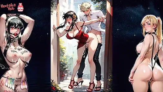 Hentai-zusammenstellung 2d mit heißer schlampe Jor Briar.
